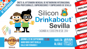 Silicon Drinkabout Sevilla SevillaUP startup networking emprendedores profesionales innovación