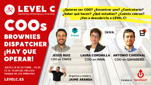 LEVEL-C-2023-COO-SevillaUP-profesionales-startups-emprendedores-innovación-empleo-emprendimiento-evento